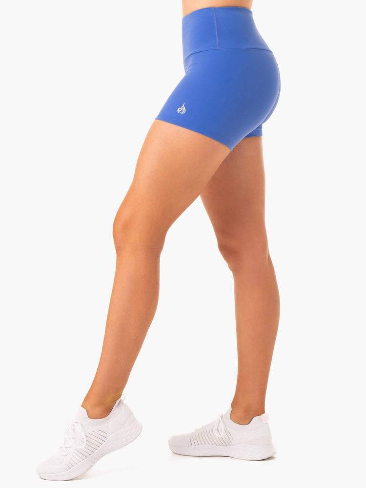 Szorty Damskie Ryderwear Women Shorts Staples Scrunch Bum Booty Niebieskie | PL2175ZG