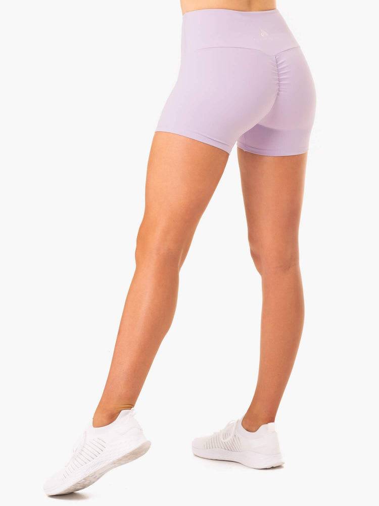 Szorty Damskie Ryderwear Women Shorts Staples Scrunch Bum Booty Fioletowe | PL2176XF