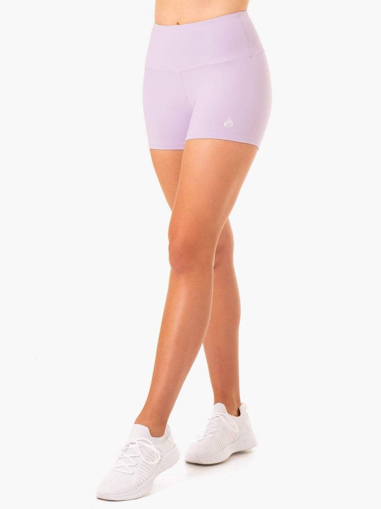 Szorty Damskie Ryderwear Women Shorts Staples Scrunch Bum Booty Fioletowe | PL2176XF