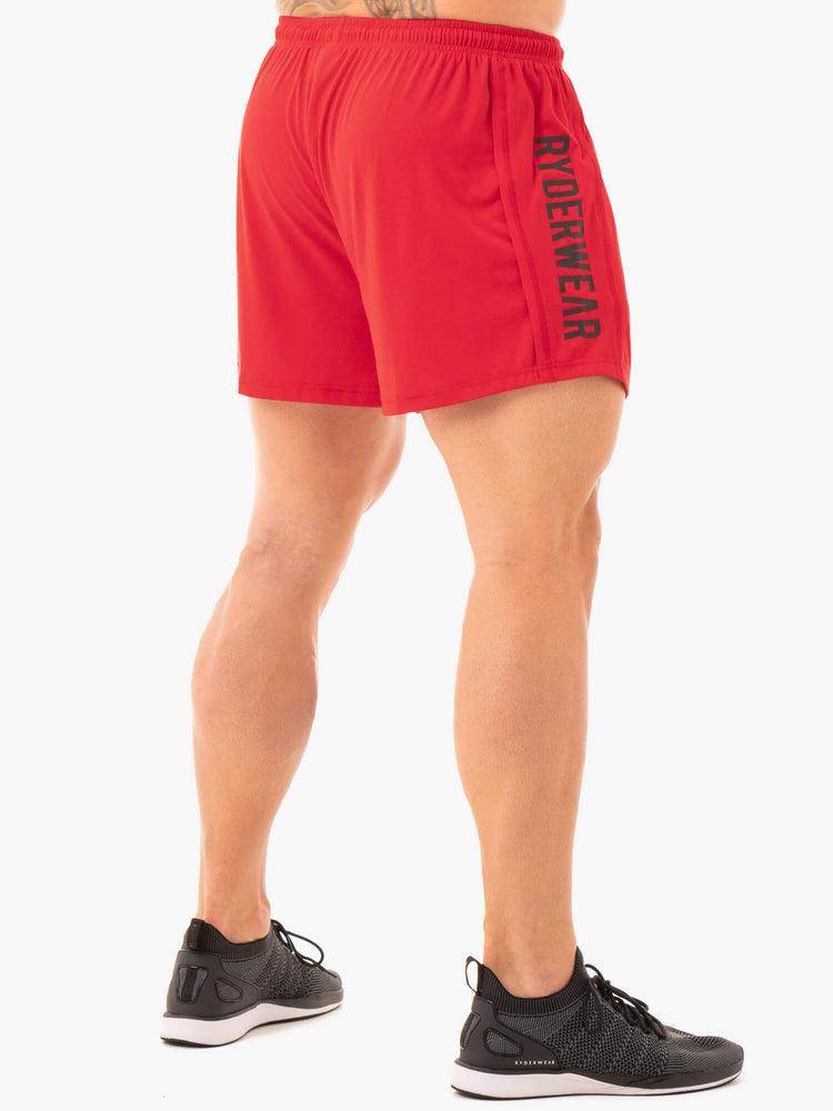 Szorty Męskie Ryderwear Men Shorts Arnie Czerwone | PL2802VD