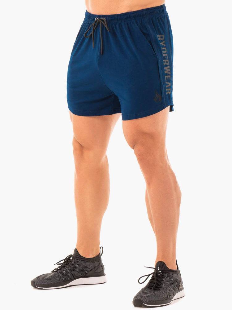 Szorty Męskie Ryderwear Men Shorts Arnie Granatowe | PL2803CE