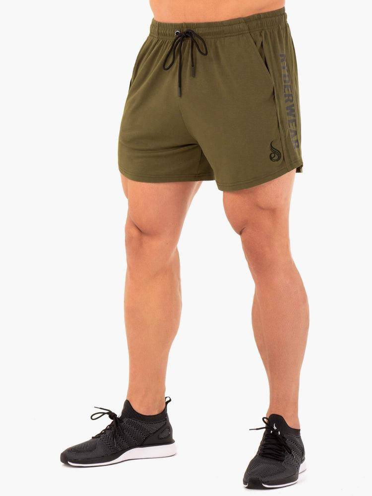 Szorty Męskie Ryderwear Men Shorts Arnie Khaki | PL2807KI