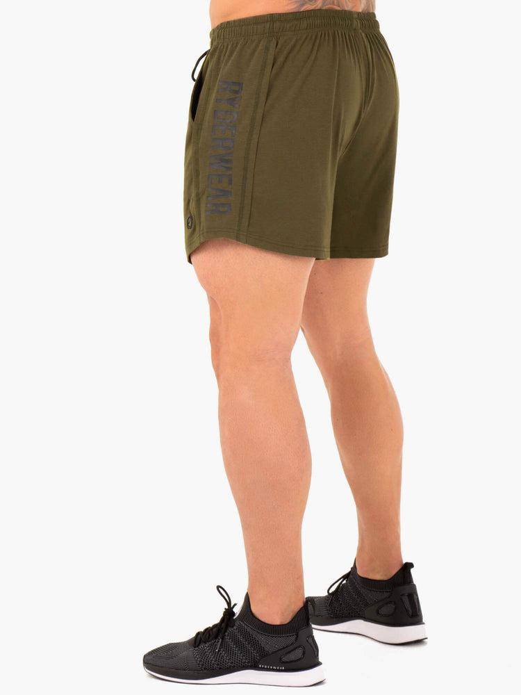 Szorty Męskie Ryderwear Men Shorts Arnie Khaki | PL2807KI