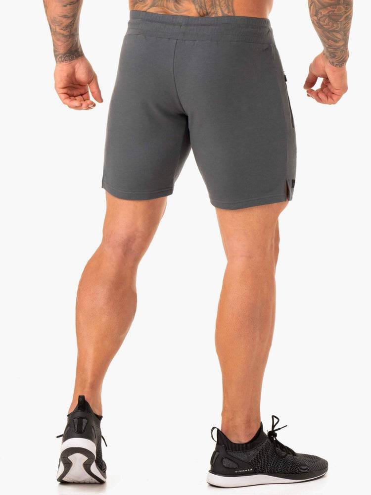 Szorty Męskie Ryderwear Men Shorts Endurance Track Szare | PL2791IS