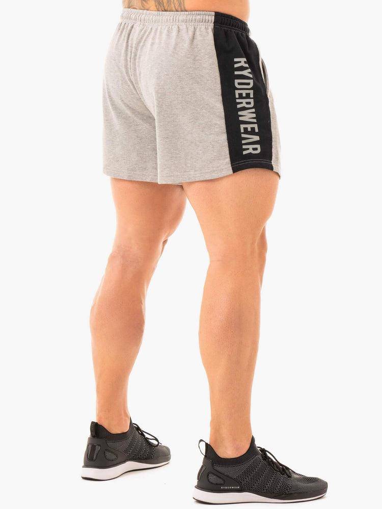 Szorty Męskie Ryderwear Men Shorts Fleece Arnie Szare | PL2785FM