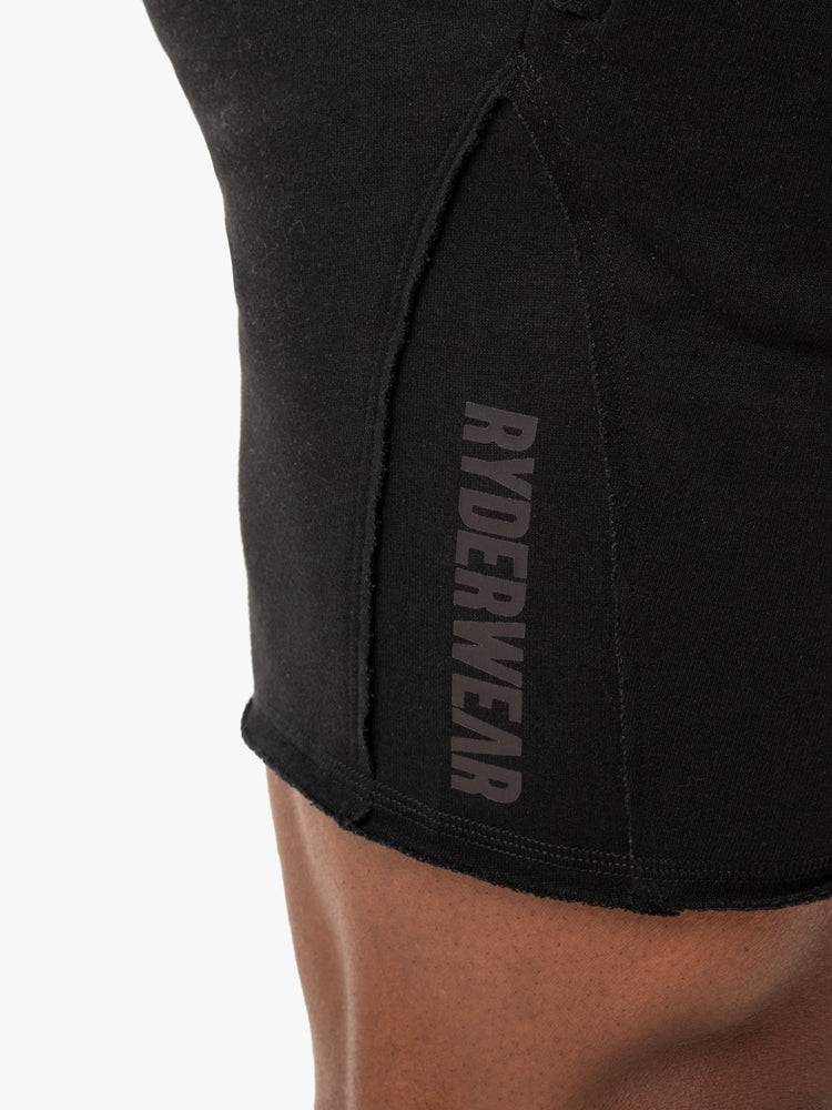 Szorty Męskie Ryderwear Men Shorts Force Track Czarne | PL2782NB