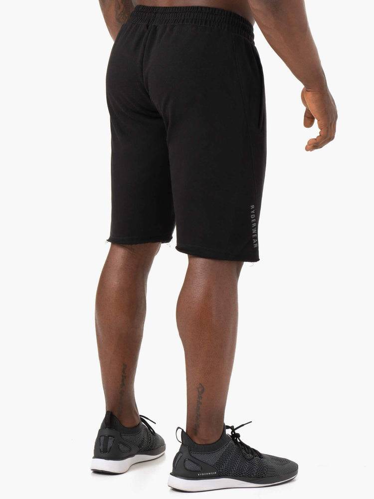 Szorty Męskie Ryderwear Men Shorts Iron Track Czarne | PL2773IS