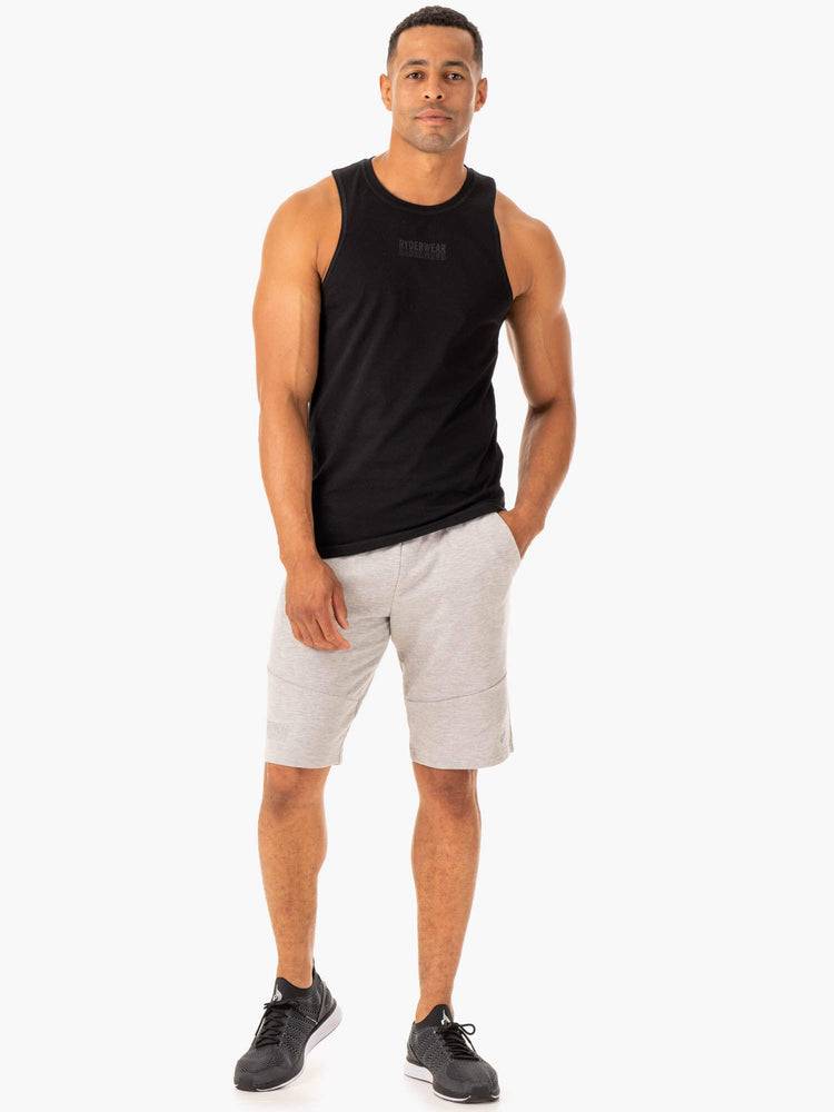 Szorty Męskie Ryderwear Men Shorts Limitless Track Szare | PL2769SO