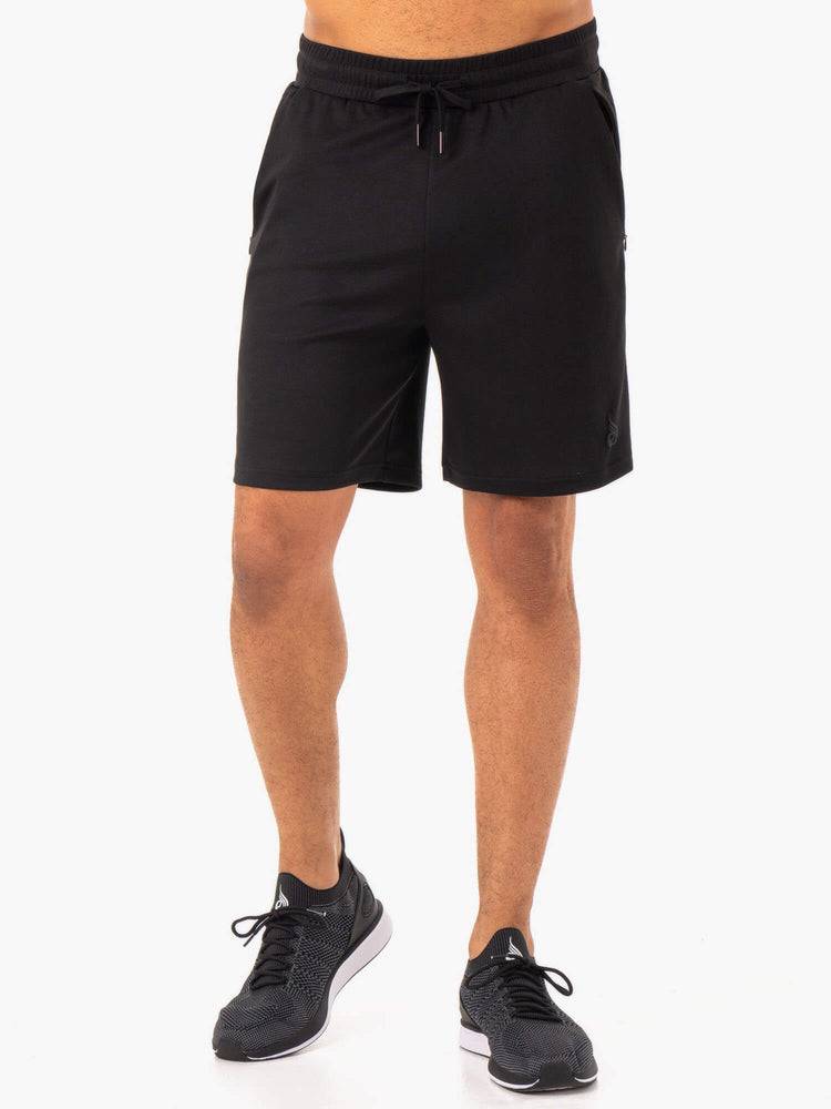 Szorty Męskie Ryderwear Men Shorts Optimal Mesh Czarne | PL2764HK