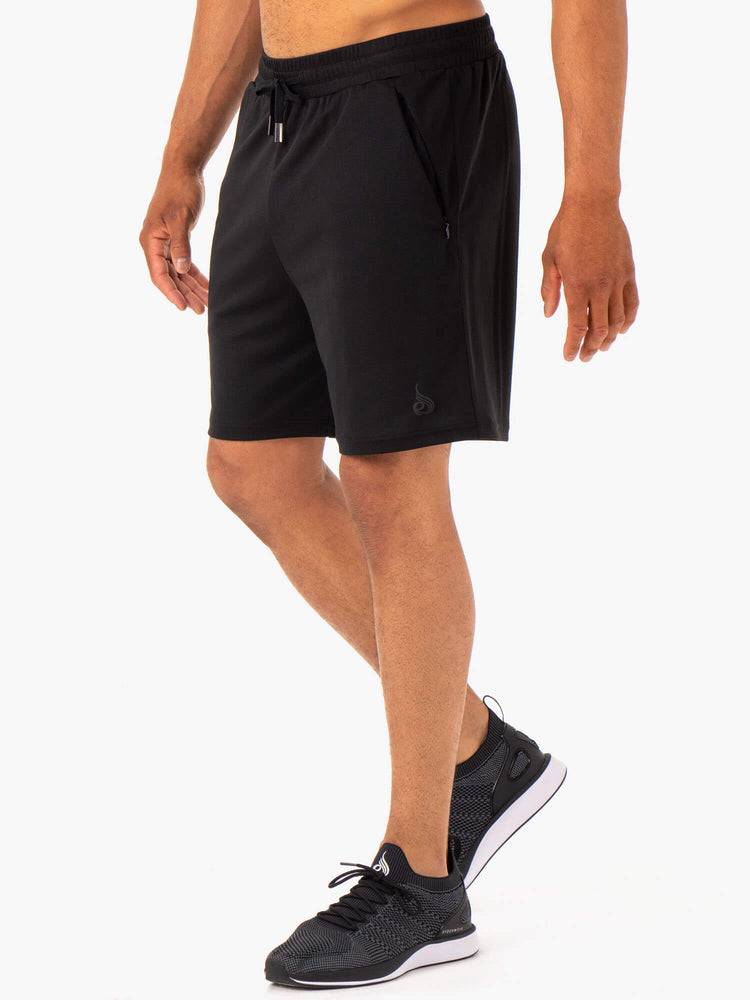 Szorty Męskie Ryderwear Men Shorts Optimal Mesh Czarne | PL2764HK