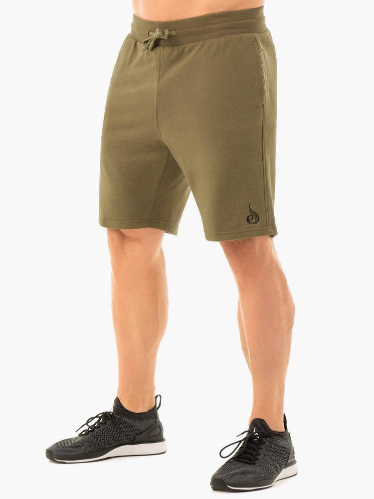 Szorty Męskie Ryderwear Men Shorts Original Track Khaki | PL2761LH