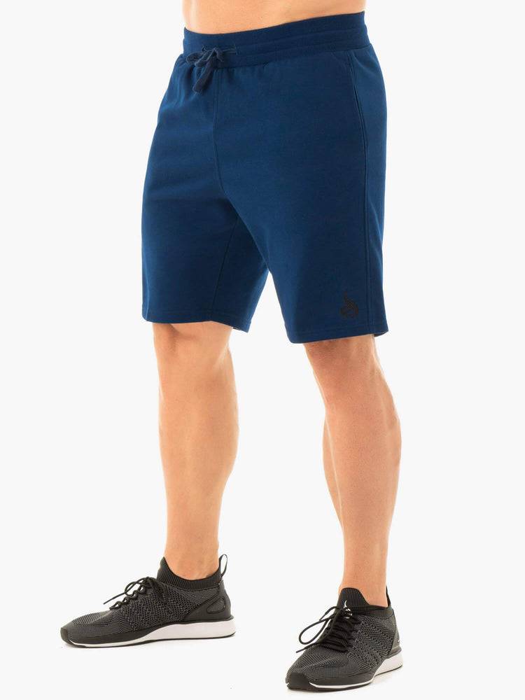 Szorty Męskie Ryderwear Men Shorts Original Track Granatowe | PL2762KI