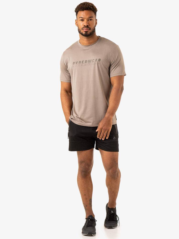 Szorty Męskie Ryderwear Men Shorts Overdrive Mesh Czarne | PL2760ZG