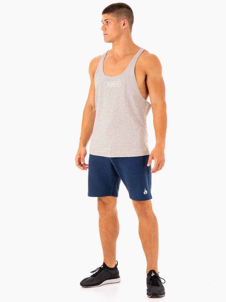 Szorty Męskie Ryderwear Men Shorts Recharge Track Niebieskie | PL2743AP