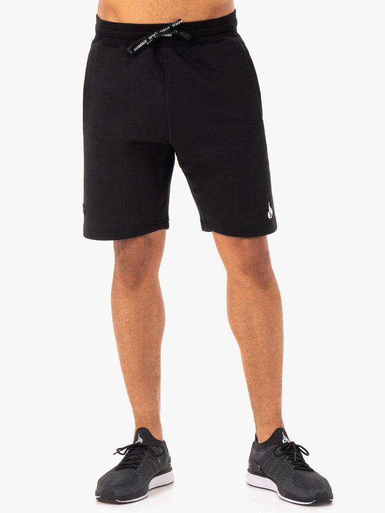 Szorty Męskie Ryderwear Men Shorts Recharge Track Czarne | PL2745OR