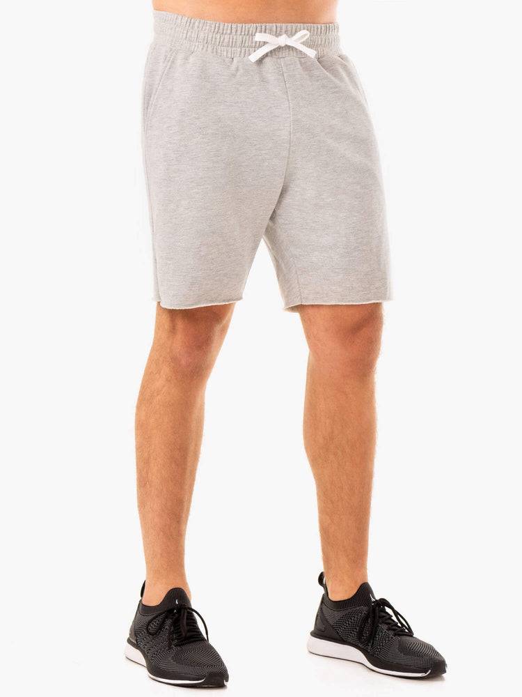 Szorty Męskie Ryderwear Men Shorts Recharge Track Gym Szare | PL2751EX