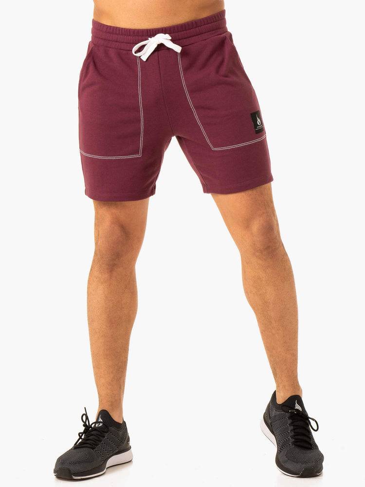 Szorty Męskie Ryderwear Men Shorts Vital Track Fioletowe | PL2733XF