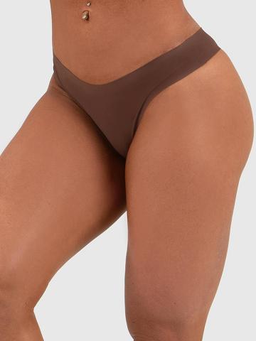 Bielizny Damskie Ryderwear Women Underwear Seamless Twin Pack Kawa | PL1033CE