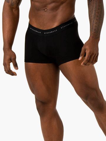 Bielizny Męskie Ryderwear Men Underwear Bokser Briefs Czarne | PL2603OR