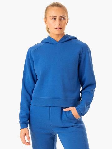 Bluzy Z Kapturem Damskie Ryderwear Women Hoodie Sideline Jasny Niebieskie | PL2456MA