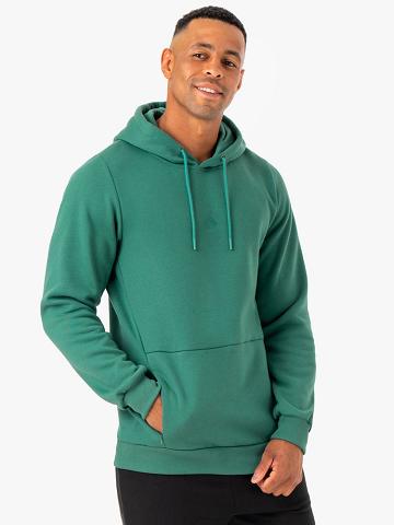 Bluzy Z Kapturem Męskie Ryderwear Men Hoodie Restore Pullover Zielone | PL2667HK