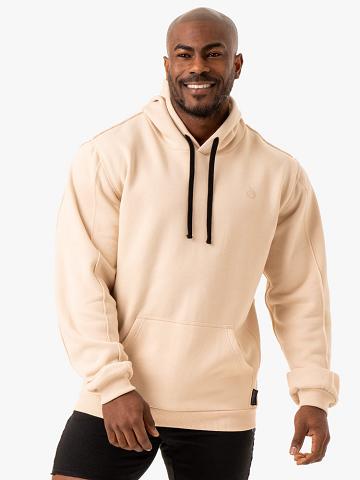 Bluzy Z Kapturem Męskie Ryderwear Men Hoodie Force Pullover Brązowe | PL2689ZG