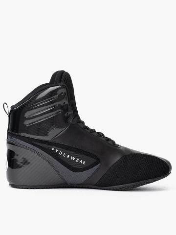 Buty Męskie Ryderwear Men Shoes D-Mak Carbon Fibre Czarne | PL2579UT