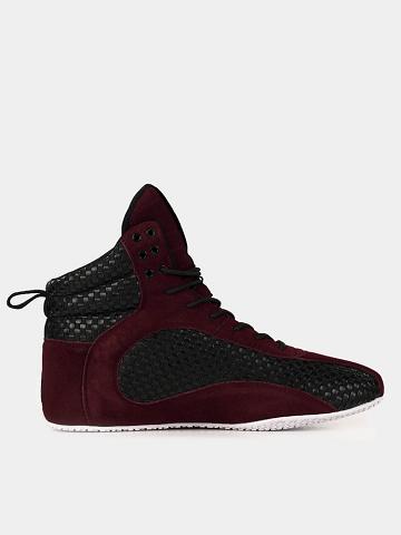 Buty Męskie Ryderwear Men Shoes D-Mak Carbon Bordowe | PL2580YU