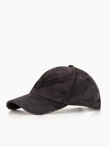 Czapki Damskie Ryderwear Women Caps Ryderwear Czarne Camo | PL1060VD