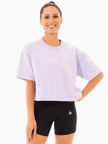 Koszulki Damskie Ryderwear Women T Shirts Studio Fioletowe | PL1451BC