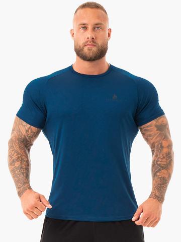 Koszulki Męskie Ryderwear Men T Shirts Breeze Granatowe | PL2950JJ