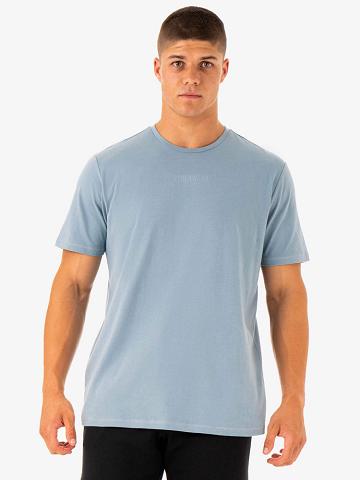 Koszulki Męskie Ryderwear Men T Shirts Limitless Niebieskie | PL2894WY