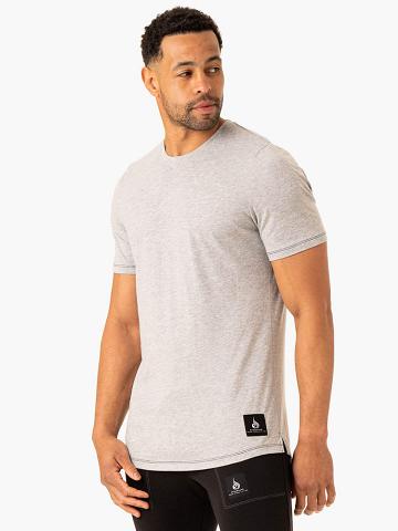 Koszulki Męskie Ryderwear Men T Shirts Vital Szare | PL2849EX