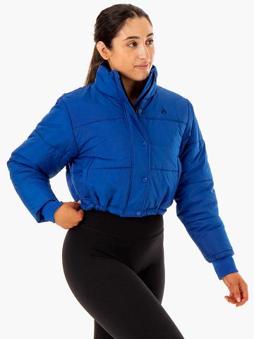 Kurtka Damskie Ryderwear Women Jackets Apex Puffer Jasny Niebieskie | PL2433VD