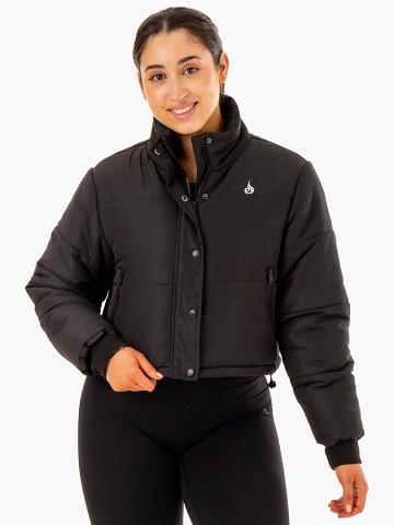 Kurtka Damskie Ryderwear Women Jackets Apex Puffer Czarne | PL2437LH