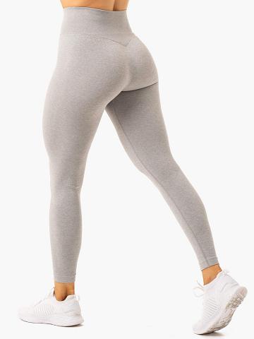 Legginsy Damskie Ryderwear Women Leggings Essential Seamless Głęboka Szare | PL2383XF