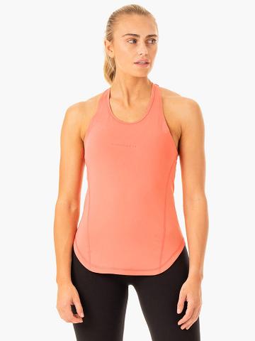 Podkoszulki Damskie Ryderwear Women Tanks Transform Treningowe Różowe Różowe | PL1342LH