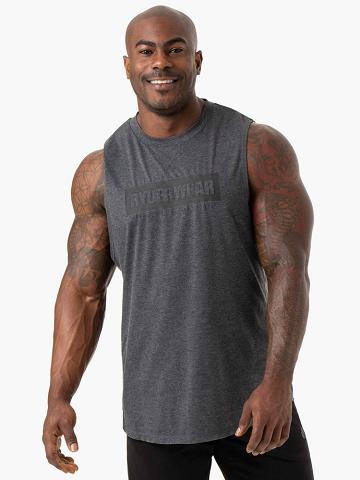 Podkoszulki Męskie Ryderwear Men Tanks Iron Baller Tank Szare | PL3016CE