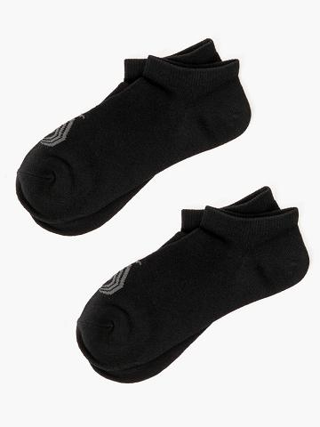 Skarpety Damskie Ryderwear Women Socks No Show Czarne | PL1044UT