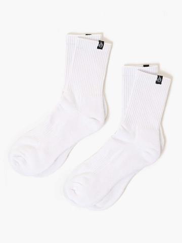 Skarpety Męskie Ryderwear Men Socks Crew Białe | PL2594KI