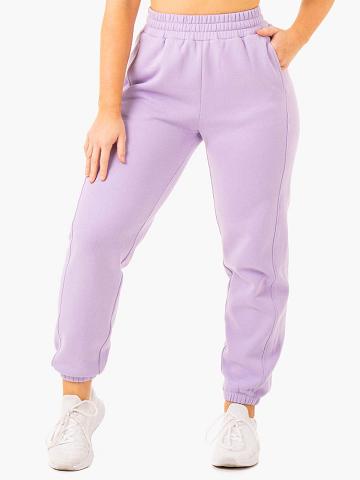 Spodnie Sportowe Damskie Ryderwear Women Track Pants Sideline Fioletowe | PL1069YU