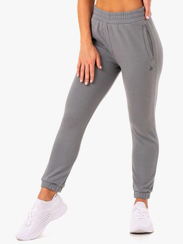 Spodnie Sportowe Damskie Ryderwear Women Track Pants Adapt Szare | PL1109ZG