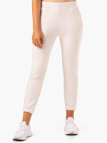 Spodnie Sportowe Damskie Ryderwear Women Track Pants Adapt Białe | PL1112VD