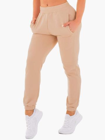 Spodnie Sportowe Damskie Ryderwear Women Track Pants Adapt Beżowe | PL1113BC