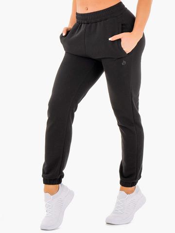 Spodnie Sportowe Damskie Ryderwear Women Track Pants Adapt Czarne | PL1114NB