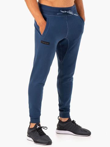 Spodnie Sportowe Męskie Ryderwear Men Track Pants Recharge Tapered Niebieskie | PL3110NB