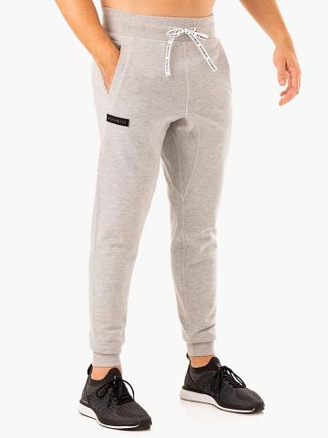 Spodnie Sportowe Męskie Ryderwear Men Track Pants Recharge Tapered Szare | PL3113CE