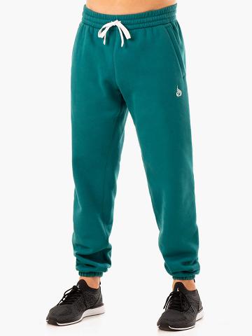 Spodnie Sportowe Męskie Ryderwear Men Track Pants Recharge Relaxed Turkusowe | PL3114XF