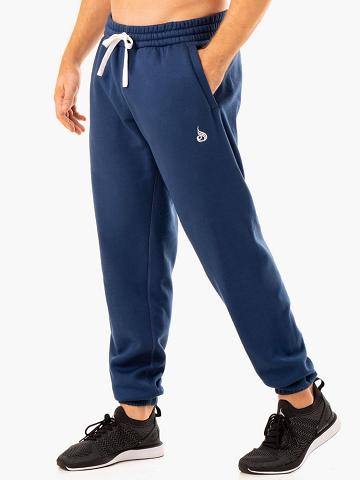 Spodnie Sportowe Męskie Ryderwear Men Track Pants Recharge Relaxed Niebieskie | PL3115ZG