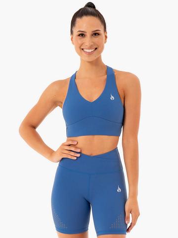 Staniki Sportowe Damskie Ryderwear Women Sports Bra Impact Jasny Niebieskie | PL1779FM